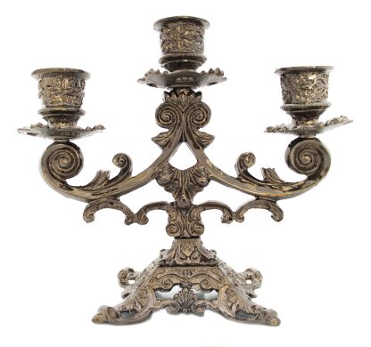 Трехсвечник ажурный большой