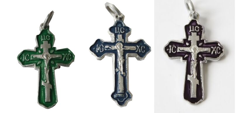 Крестик алюминевый