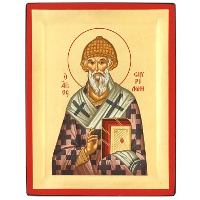 Икона "Святитель Спиридон Тримифунтский" S 710 19X15