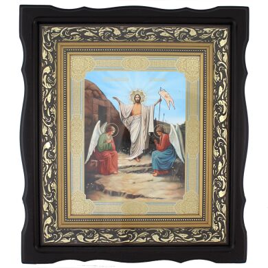 Икона в фигурном киоте (27х31)