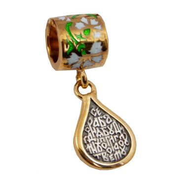 Бусина "Икона Божьей Матери "Умиление"