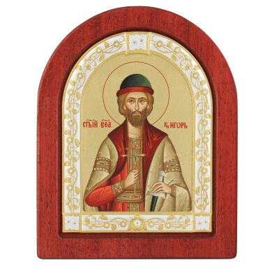 Икона "Благоверный князь Игорь Черниговский" N 730 16X13