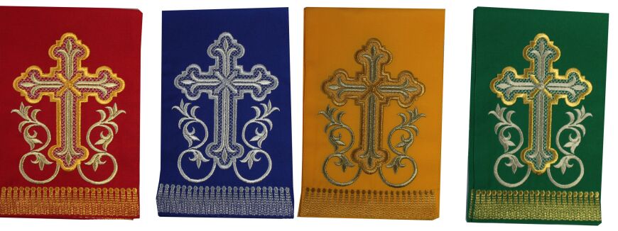Закладка для Евангелия, вышивка 15х150 ( цвета в ассортименте)