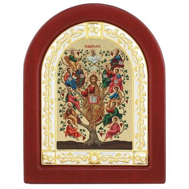 Греческая икона "Иисус Христос Древо Жизни"