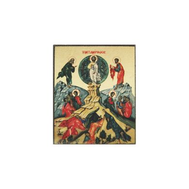 Греческая икона на магните "Преображение Господне" 5X6