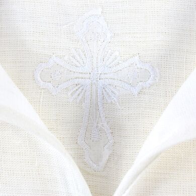 Сорочка для Таїнства Хрещення та купання у святих джерелах (льон)