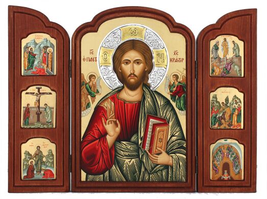 Икона "Господь Вседержитель" TES 302 26X37