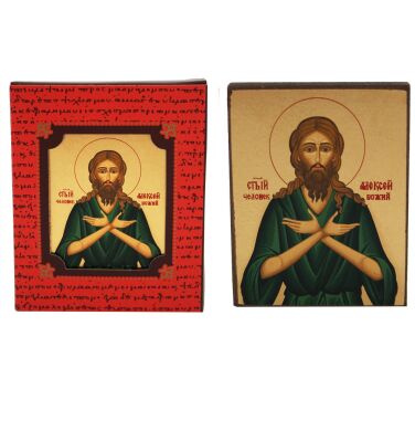 Греческая икона на магните"Алексей, человек Божий"