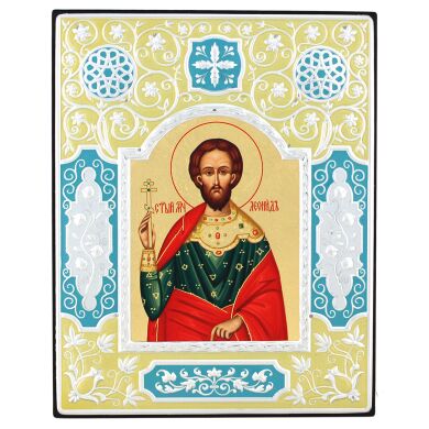 Икона "Мученик Леонид" ME 766 19x15