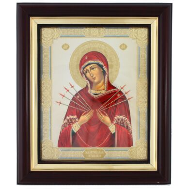 Икона в прямом киоте (20х23)