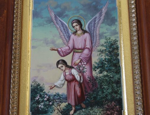  писана ікона  святаий  Ангел Хранитель