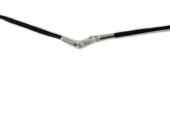 Веревочка для Крестика с серебряной застежкой 925⁰