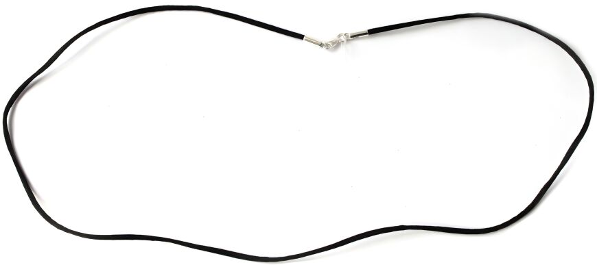 Веревочка для Крестика с серебряной застежкой 925⁰