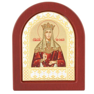 Икона "Равноапостольная княгиня Ольга" N 742 11X9