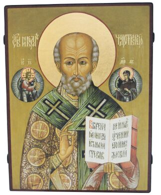 Иконы на дереве, Лик: Николай Чудотворец, святитель