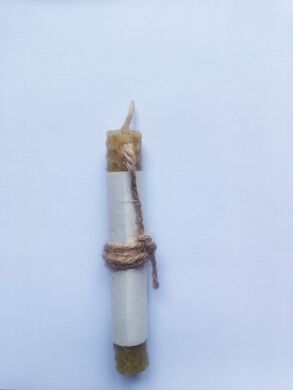 Свечка с вощины короткая