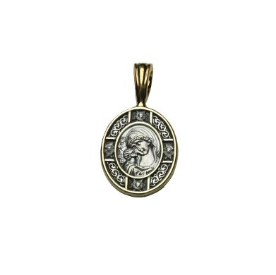 Икона нательная "Образ Богородицы Игоревская"