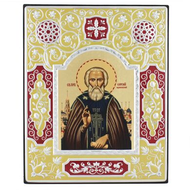 Икона "Прподобный Сергий Радонежский" ME 720 19x15