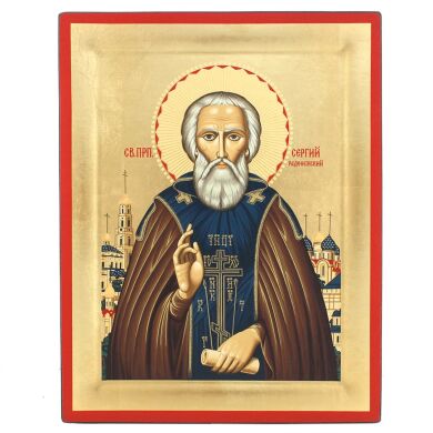 Икона "Прподобный Сергий Радонежский" S 720 29X23