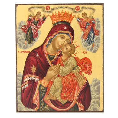 Греческая икона Божией Матери "Гликофилуса" (магнит)