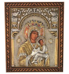 Грецька ікона Божої Матері "Страсна" 33х27 см