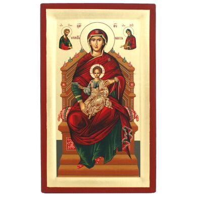 Икона Божией Матери "Богородица на троне" S 129 31X18