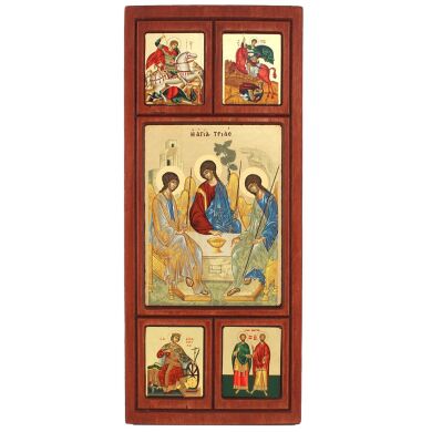 Икона "Святая Троица" E 431 34x14