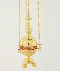 Кадило круглое малое требное (золочение), Софрино