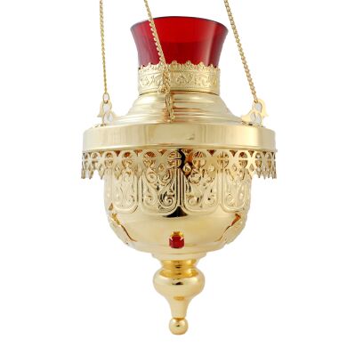 Лампада подвесная, золочение, Софрино