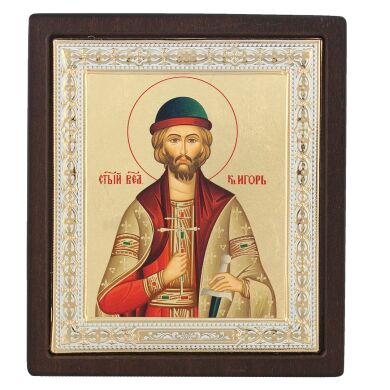 Икона "Благоверный князь Игорь Черниговский" MR 730 17X15
