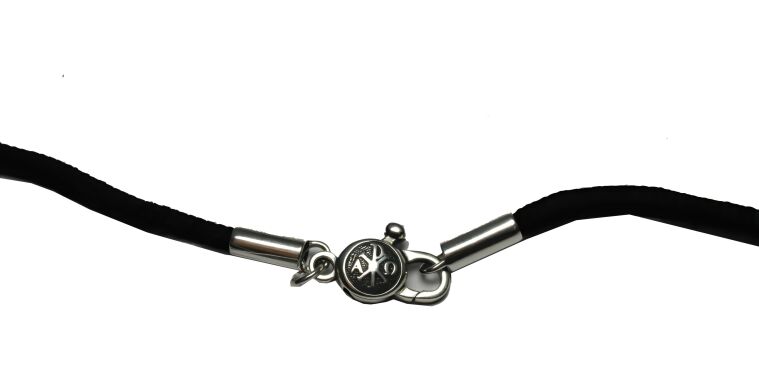 Веревочка для Крестика "Хризма" с серебряной застежкой 925 ⁰