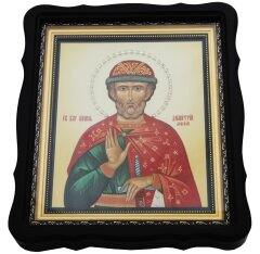 Иконы в фигурном киоте (в ассортименте) 28х25 см, Лик: Димитрий Донской, Святый Благоверный князь