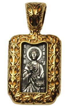 Икона нательная "Святой Пантелеимон целитель"