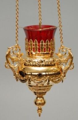 Лампада подвесная №35(золочение), Софрино