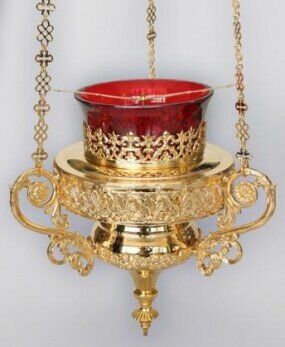 Лампада подвесная №46 золочение, Софрино