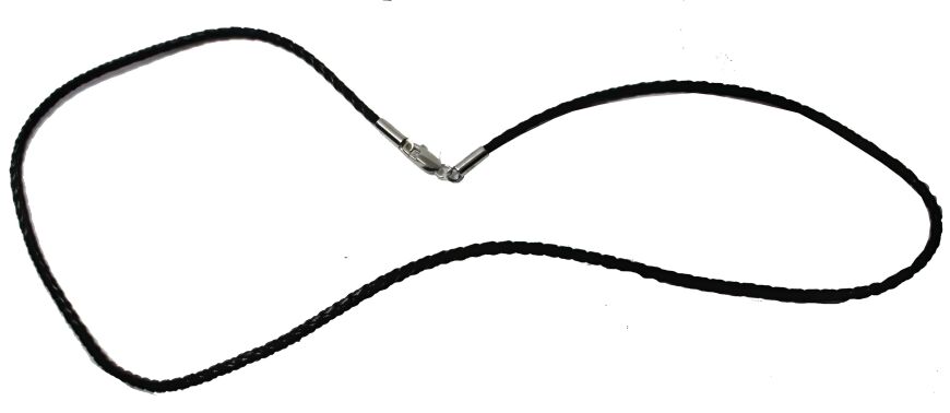 Веревочка для Крестика с серебряной застежкой 925 ⁰