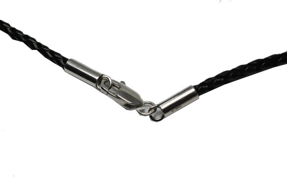 Веревочка для Крестика с серебряной застежкой 925 ⁰